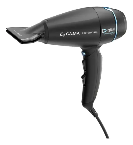 Gama Professional Secador De Pelo Bravo 80 Digital Negro 3c