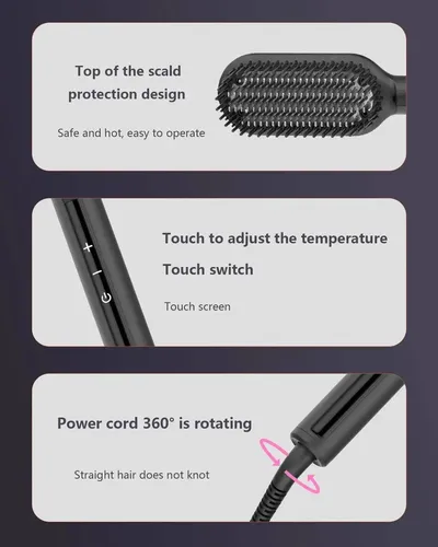 Plancha De Pelo Eléctrica Portátil Multifuncional Para Peina