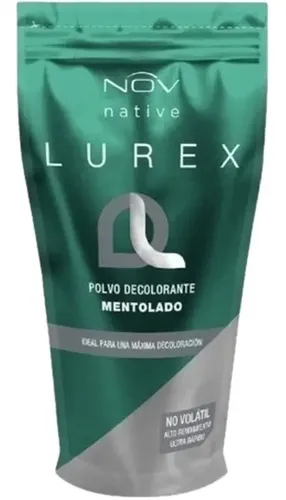 Polvo Decolorante Nov Native Mentolado Lurex 690g Pack X12