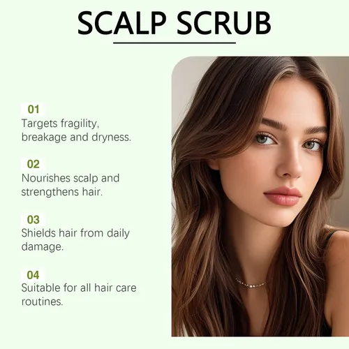 Exfoliante Para El Cuero Cabelludo Con Masajeador