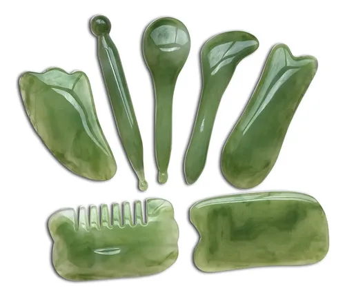 Tablero De Masaje Facial Gua Sha De Resina De Cera De Abejas