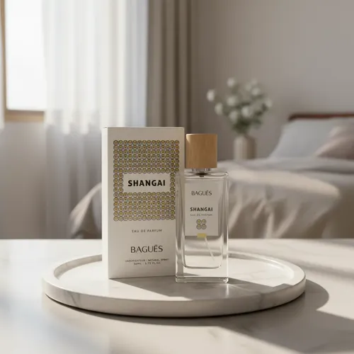 Perfume Femenino Bagués Shangai De 50ml Floral Frutal Js