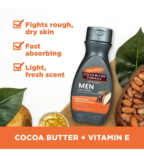 Loción Palmer’s Fórmula De Manteca De Cacao Para Hombre 250