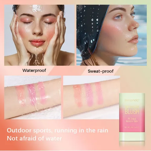 Kit 3 Rubor: Shy Pink,hot Red,coral Orange Fácil Aplicación
