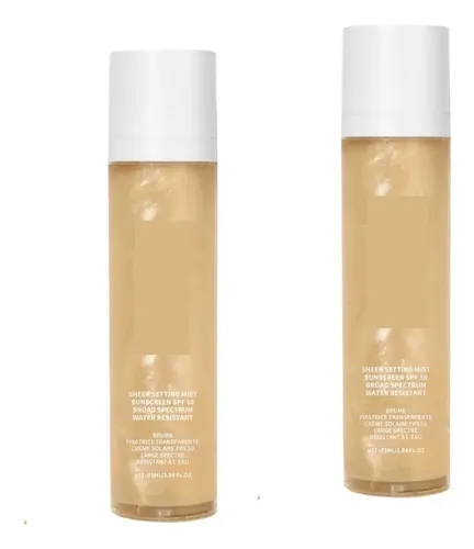 Spray Protector Hidratante Fijador Maquillaje,75ml,2unidad