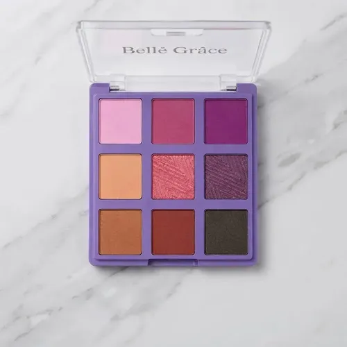 Paleta Tono 05 Sombras de Ojos X9 Tonos Brillante Mate Maquillaje Rostro Veoquiero