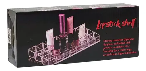 Organizador Acrílico Para 24 Labiales Maquillaje