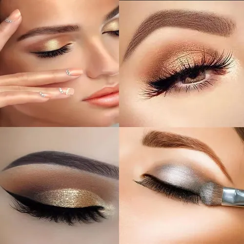 Paleta De Sombras Glitter Dorada Impeccablery #01