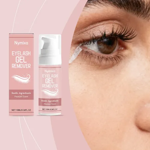 Gel Removedor De Pestañas Postizas Nymixa, Suave Y Fácil De