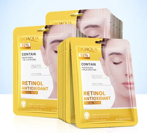 Mascarilla Facial Retinol Antioxidante Bioaqua X1 Madura