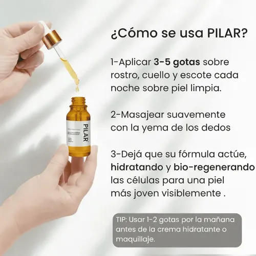 Pilar Serum Reafirmante Antiedad Regeneracion 30 Ml