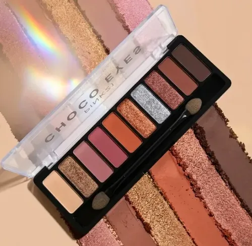 Paleta Sombras Pink21 Choco Eyes 24 Colores Matte Glitter