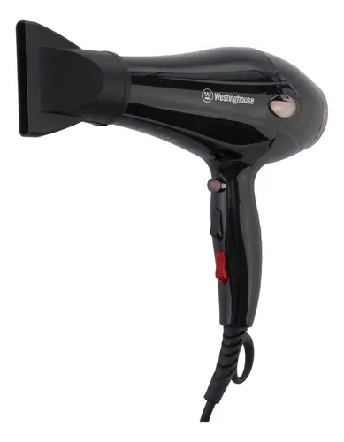 Secador De Pelo Westinghouse 2000w 3 Temperaturas Lh Color Negro