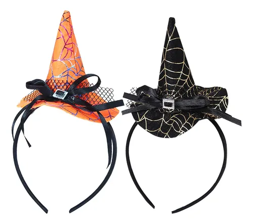 Diadema Divertida Con Forma De Pelo De Araña, Accesorios Par