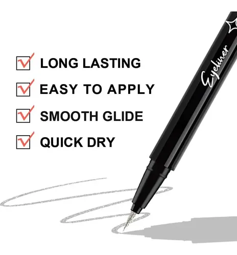 Delineador Líquido Plateado Evpct 1u Shimmer Silver