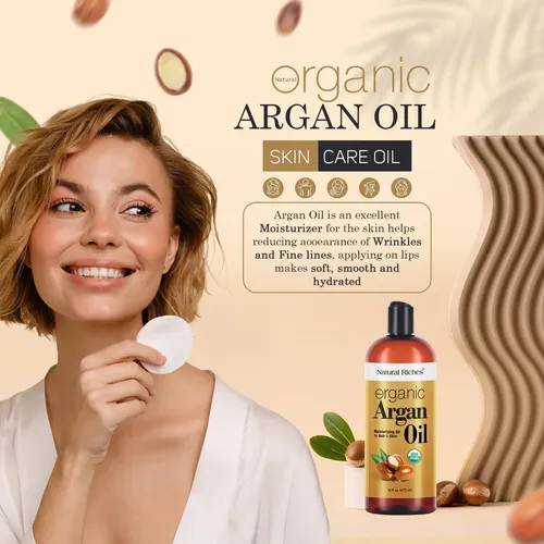 Aceite Capilar Natural Riches, Aceite De Argán Orgánico De M