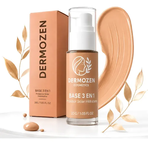 Base Maquillaje Facial 3 En 1 Protector Solar Hidratante