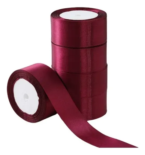 O.o 5 Rollos De Listón De Regalo De 4 Cm, Decoración De O Rv
