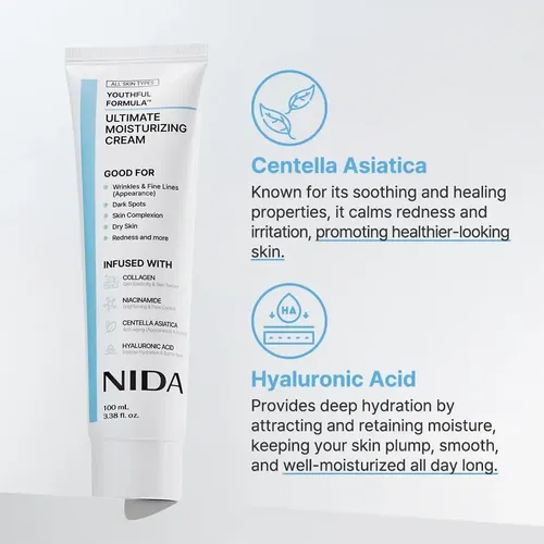 2 Cremas Hidratantes Nida Youthful Formula Ultimate Normal Día/noche