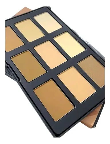 Paleta de Polvo 6 Colores Facial Profesional Lové Rain Tono Beige