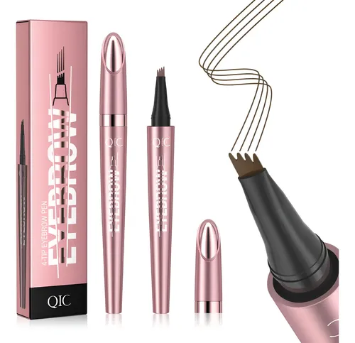 Lápiz De Cejas Qic Microblading Marrón Oscuro Resistente Al