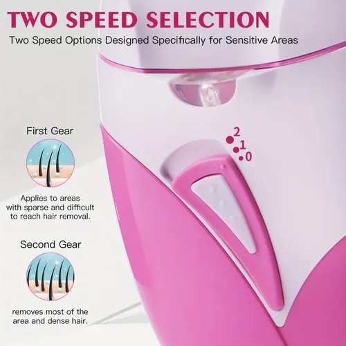 Depiladora Eléctrica Recargable Hatteker Mujer Pink