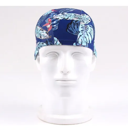 Gorro De Natación Moda Con Flores Estampado Para Estilo B