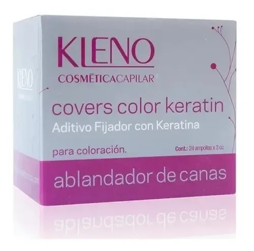 Ablandador De Canas Covers Color Keratin Kleno Fijador X 24