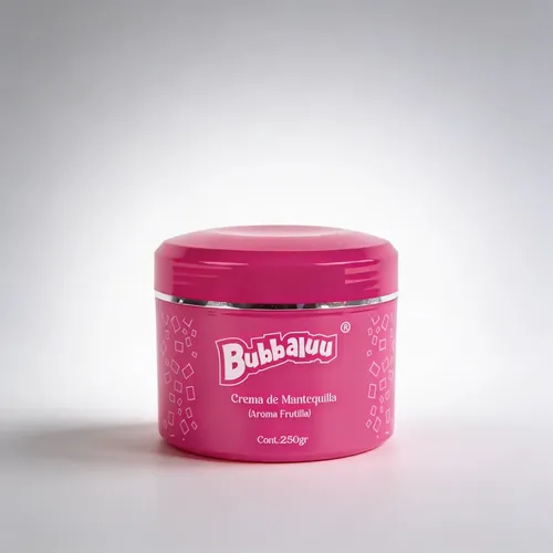 Crema De Mantequilla Corporal Hidratante Bubbaluu 250g Frutilla