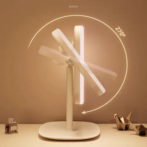 Q D40810-1 Espejo De Maquillaje Portátil Con Luz Led Para M