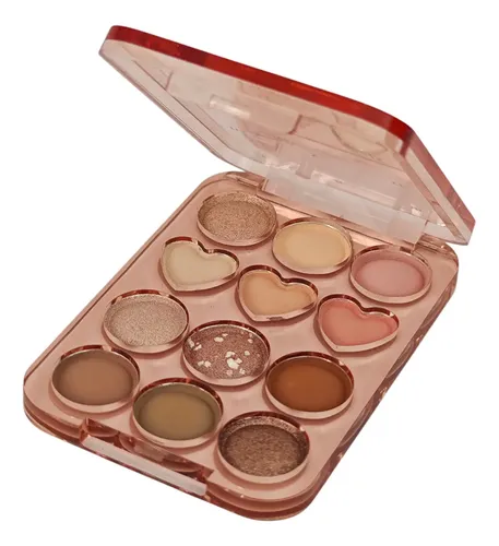 Paleta De 12 Sombras Para Ojos Color Saniye Make Up