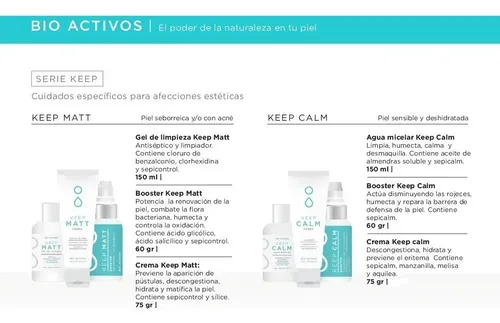 Crema Keep Matt – Hidrata Y Matifica – Icono X70g Tipo de piel Mixta/Grasa