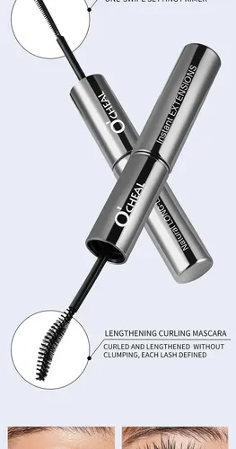 Máscara De Pestañas O’cheal Dual 2 En 1 – Volumen Y
