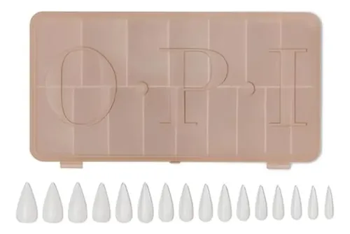 Opi Gelevate Tips Para Soft Gel Stiletto Medium 640 Unidades