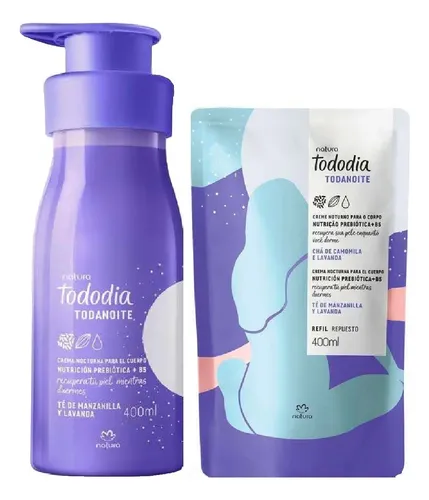 Repuesto Hidratante Nocturno Té Manzanilla Lavand Td Natura