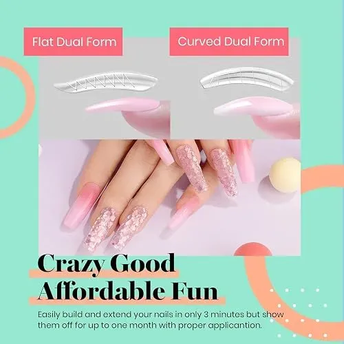 Gel Poly Extension Beetles Natural Pink 60g Nail Art Salon