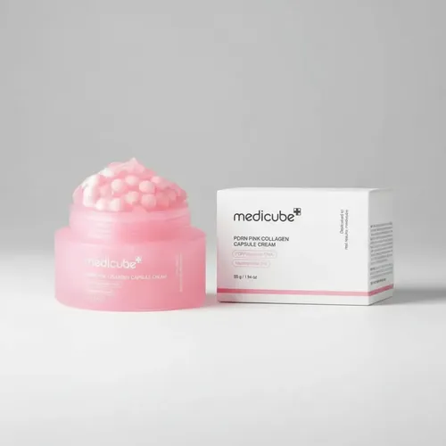Medicube Salmon Dna Pdrn Pink Collagen Capsule Cream Coreano