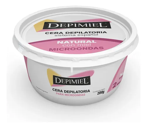 Cera Depilatoria Para Microondas Natural X 200 G Depimiel