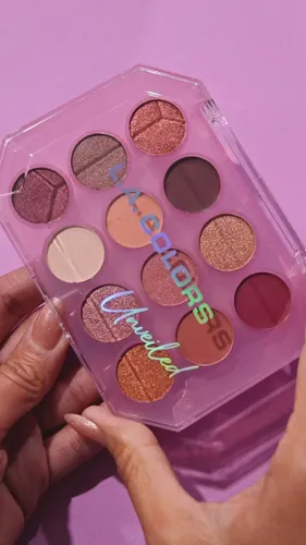 Paleta De Sombras La Colors Unveiled Original 12 Tonos