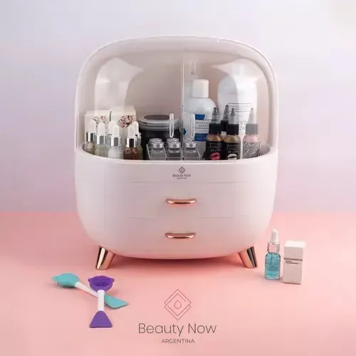 Organizador Porta Cosmeticos – Maquillaje – Makeup – Grande Color Blanco