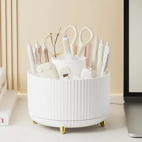 Organizador Maquillaje Porta Cosmetico Diseño Con Giro 360