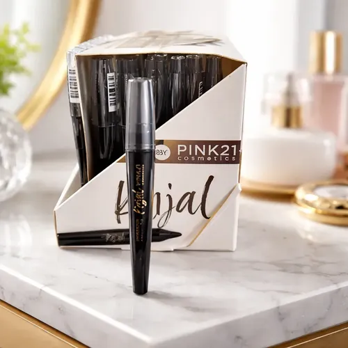 Delineador Kajal Negro, Ultra Definicion. Pink 21