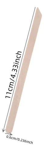Aplicador De Madera Quendaily, 11 Cm, 200 Unidades