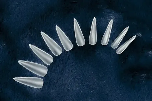 Tips Para Soft Gel Paris Night X500 Stiletto Pre Limados Stiletto