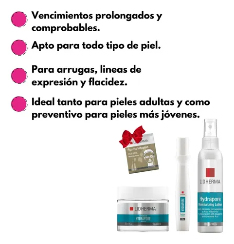 Rutina Skincare Facial Antiarrugas Hydrapore Antiage Combo