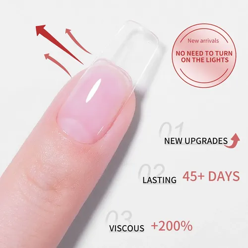 Gel Adhesivo Para Uñas Y Adhesivo Sólido Para Uñas, Pasta Fa