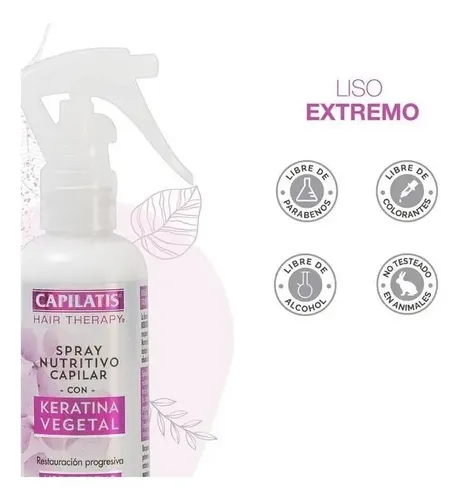 Capilatis Spray Con Keratina Hair Therapy X 100 Ml
