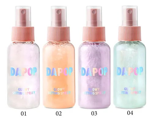 Fijador Con Brillo Glowy Setting Spray Dapop New Lanzamiento