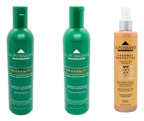 Kit Fortalecedor La Puissance Shampoo + Enjuague + Protector