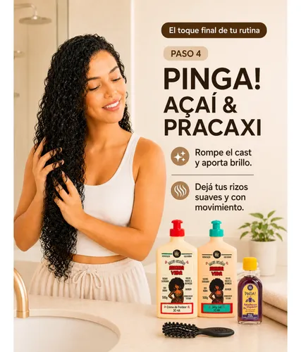 Crema De Peinar Lola Meu Cacho Minha Vida +gel+ Oleo+ Peine